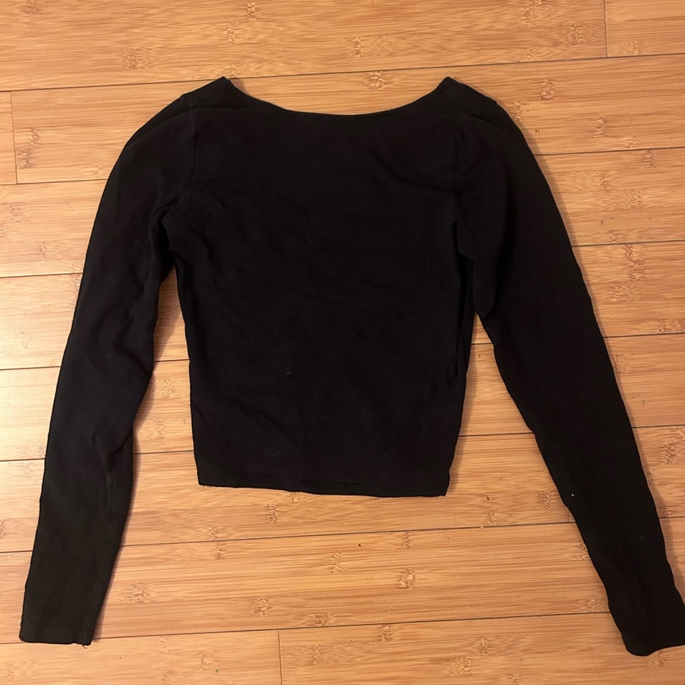Hollister Classic Black Long Sleeve Tee